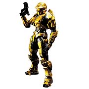 Halo Gold Spartan Play Arts Kai Action Figure